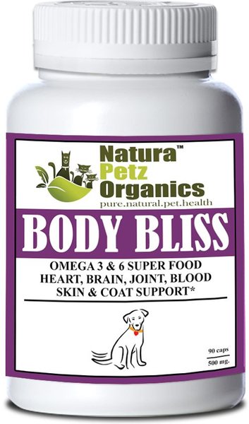 Natura Petz Organics Body Bliss Dog Supplement, 90 count slide 1 of 3