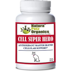Natura Petz Organics Cell Super Hero Cat Supplement, 90 count