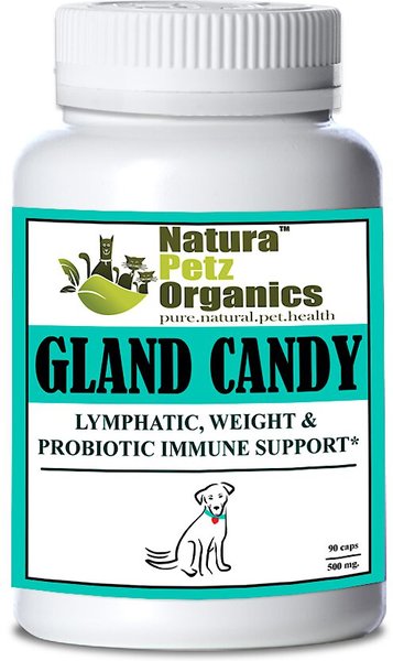 Natura Petz Organics Gland Candy Dog Supplement, 90 count slide 1 of 3