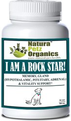 Natura Petz Organics I Am A Rock Star! Dog Supplement, 90 count
