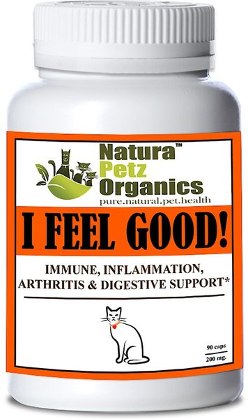 Natura Petz Organics I Feel Good! Cat Supplement, 90 count slide 1 of 2