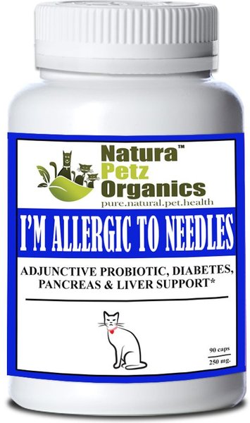 Natura Petz Organics I'm Allergic To Needles Cat Supplement, 90 count
