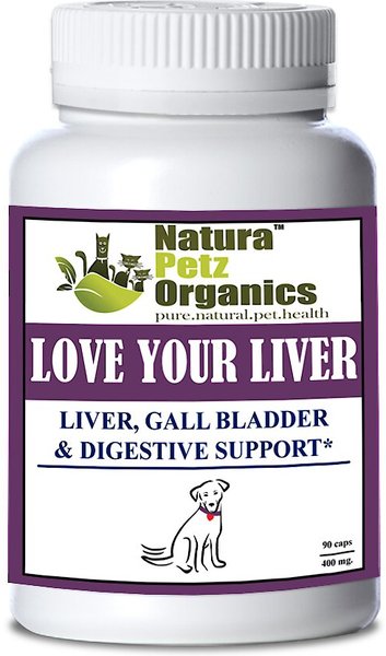 Natura Petz Organics Love Your Liver Dog Supplement, 90 count slide 1 of 3