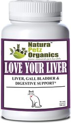 Natura Petz Organics Love Your Liver Cat Supplement, 90 count