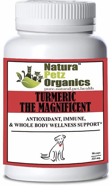 Natura Petz Organics Turmeric The Magnificent Dog Supplement, 90 count slide 1 of 3
