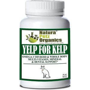 Natura Petz Organics Yelp For Kelp Cat Supplement, 90 count