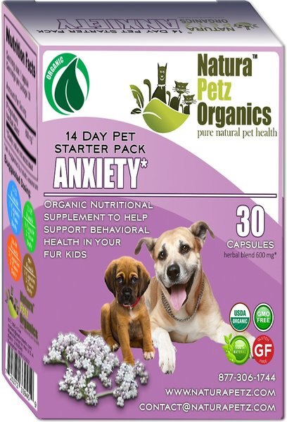 Natura Petz Organics Anxiety Starter Pack Dog Supplement, 30 count slide 1 of 1