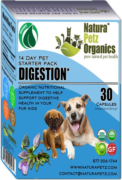 Natura Petz Organics Skin & Coat Starter Dog Supplement, 30 count