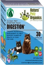 Natura Petz Organics Digestion Starter Pack Cat Supplement, 30 count