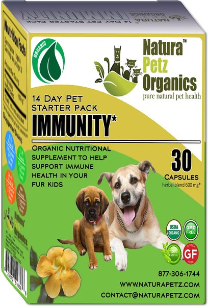 Natura Petz Organics Immunity Starter Pack Dog Supplement, 30 count slide 1 of 1