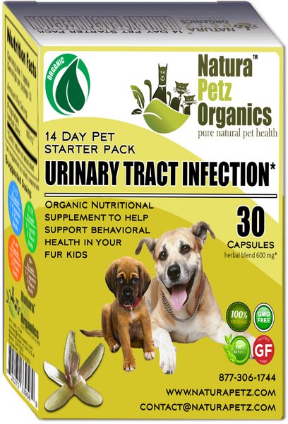 NATURA PETZ ORGANICS Starter Pack Homeopathic Medicine for Urinary Tract  Infections UTI for Dogs, 30 count 