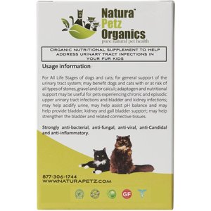 Natura Petz Organics Starter Pack Homeopathic Medicine for Urinary Tract Infections UTI for Cats, 30 count