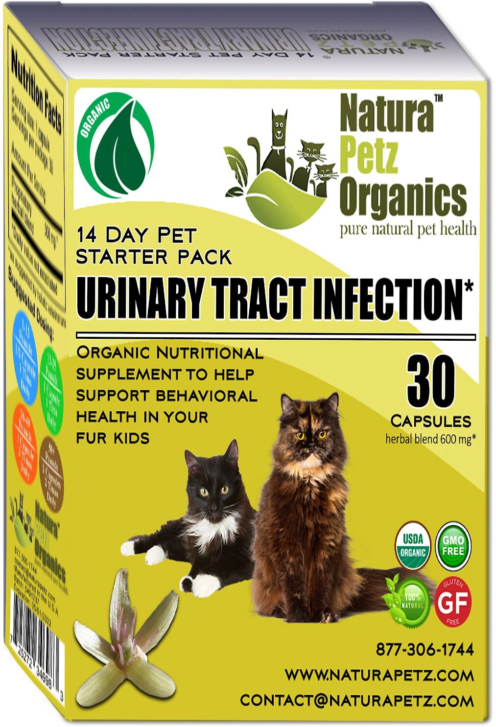 Picture of NATURA PETZ ORGANICS Starter Pack Homeopathic Medicine for Urinary ...