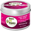 Natura Petz Organics Kidney Support Turkey Flavored Powder Kidney Supplement for Dogs, 4-oz tin