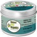 Natura Petz Organics Omega 3 & 6 Turkey Flavored Powder Skin & Coat Supplement for Cats, 4-oz tin