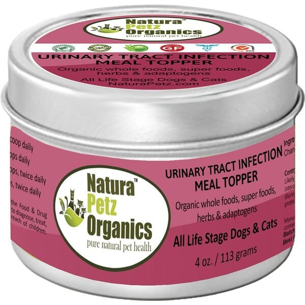 Natura Petz Organics Urinary Tract Infection Turkey Flavored Powder Urinary & Kidney Supplement for Dogs, 4-oz tin