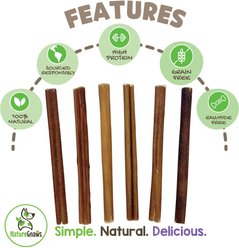 Nature Gnaws Small Bully Sticks 5 - 6" Dog Treats, 25 count slide 2 of 8