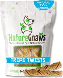 Nature Gnaws Tripe Twists 4 - 5" Dog Treats, 20 count