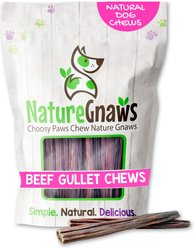 Nature Gnaws Beef Junior Jerky Sticks 5-6-in Dog Treats, 15 count