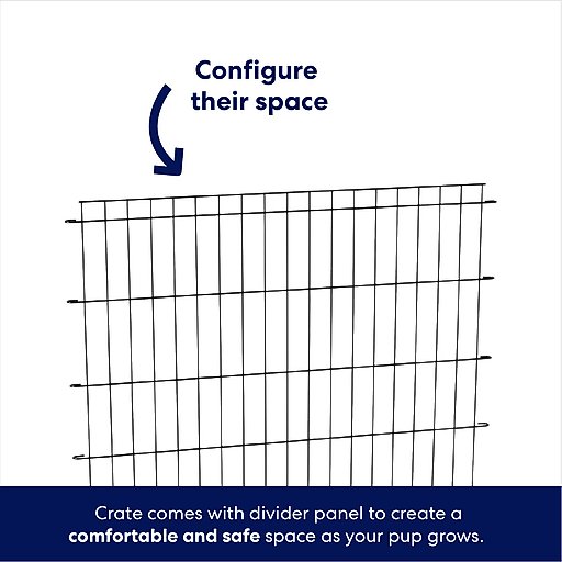 Frisco Fold & Carry Double Door Collapsible Wire Dog Crate & Mat Kit, X-Large
