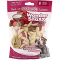 Petmate Wonder SnaXX Mini Braids Vanilla Yogurt & Strawberry Flavor Dog Treats, 8 count