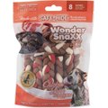 Petmate Wonder SnaXX Mini Braids Chicken Liver & Bacon Flavor Dog Treats, 8 count