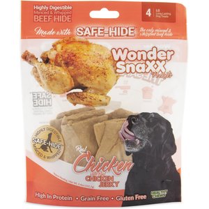 Petmate Wonder SnaXX Pockets Chicken Jerky Dog Treats, 4 count