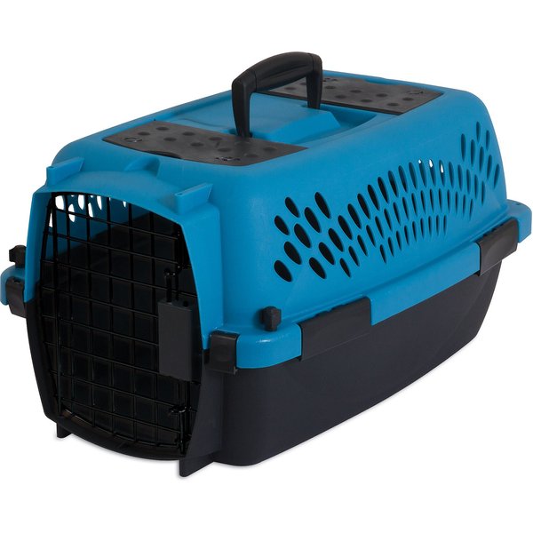 ASPEN PET Dog & Cat Kennel, Gray/Black, 19in