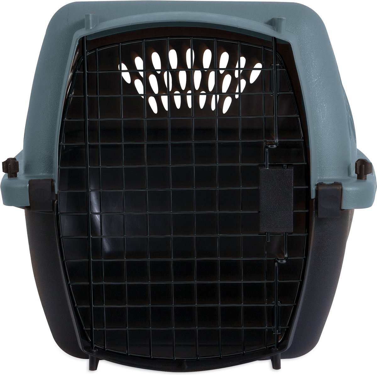 ASPEN PET Fashion Dog & Cat Kennel, Storm Gray/Black, 24in