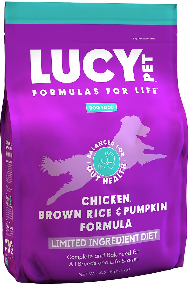 LUCY PET PRODUCTS Limited Ingredient Diet Chicken, Brown Rice & Pumpkin