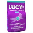 Lucy Pet Products Limited Ingredient Diet Chicken, Brown Rice & Pumpkin Formula Dry Dog Food, 25-lb bag
