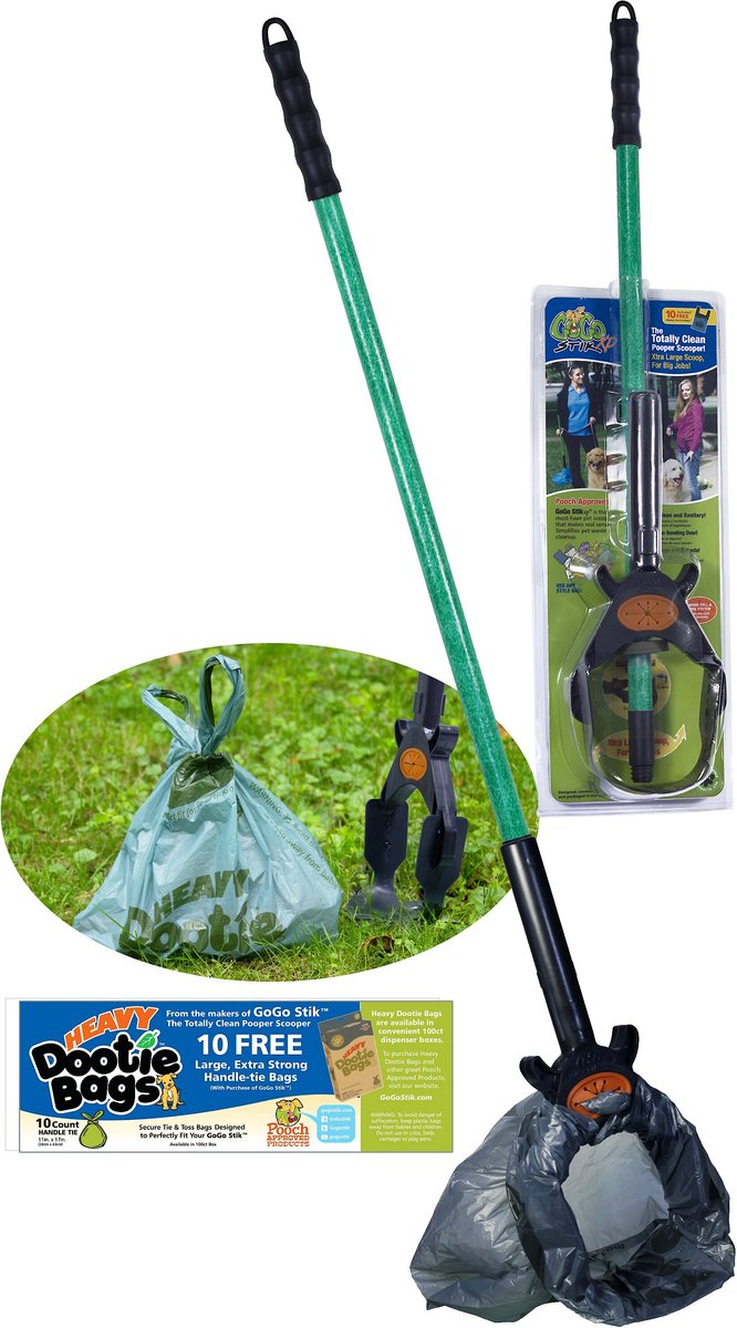 POOCH APPROVED PRODUCTS GoGo Stik XP Pet Pooper Scooper