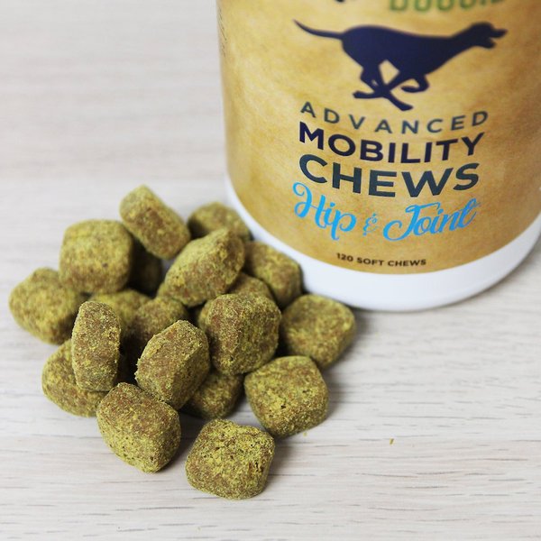 Mokai Advanced Hemp Mobility Hip + Joint Soft Chews Dog Supplement, 90 count
