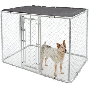 MidWest K9 Steel Chain Link Portable Outdoor Dog Kennel, 4-ft wide