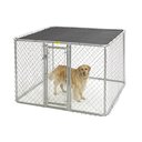 MidWest K9 Steel Chain Link Portable Outdoor Dog Kennel, 6-ft wide