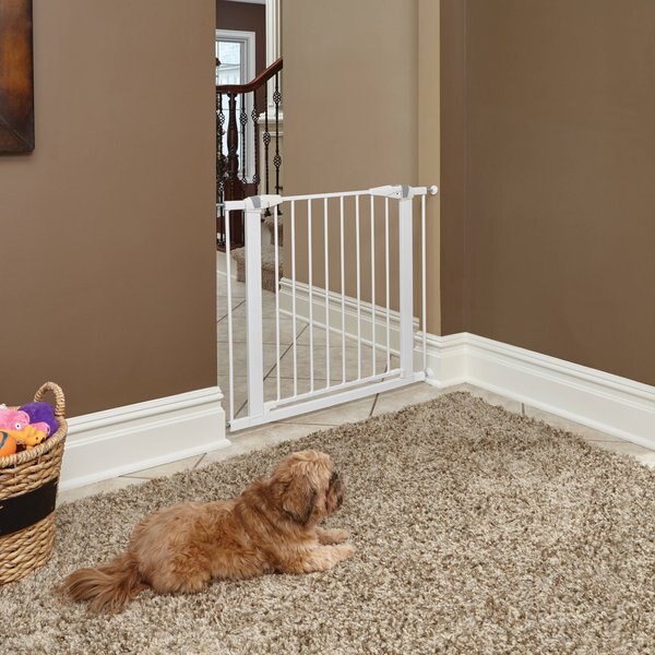MIDWEST Glow in the Dark Dog & Cat Gate, White, 29in