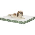 MidWest Double-Thick Orthopedic Pillow Dog Bed, Green, Large