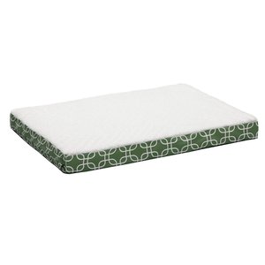 MidWest Double-Thick Orthopedic Pillow Dog Bed, Green, X-Large