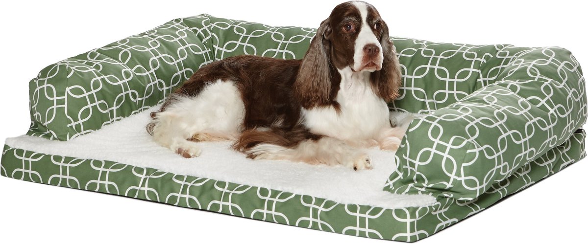 MidWest Orthopedic Bolster Dog Bed with Removable Cover