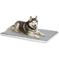 MidWest QuietTime Geo Print & Fleece Reversible Dog Crate Mat, Gray, X-Large