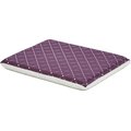MidWest QuietTime Couture Paxton Reversible Dog Crate Mat, Plum / White Fleece, Intermediate