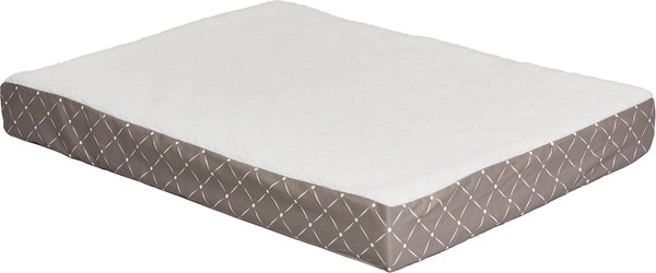 MidWest QuietTime Couture Donovan Orthopedic Pillow Dog Bed w/Removable Cover, Mushroom/White, Giant slide 1 of 6