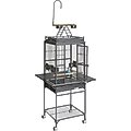 MidWest Avian Adventures Nina Playtop Bird Cage, Platinum
