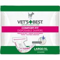 Vet's Best Comfort-Fit Disposable Female Dog Diapers, Large/X-Large: 23.5 to 31.5-in waist, 30 count