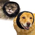 Happy Hoodie Calming Cap for Dogs, Small & Large, 2 count, Black
