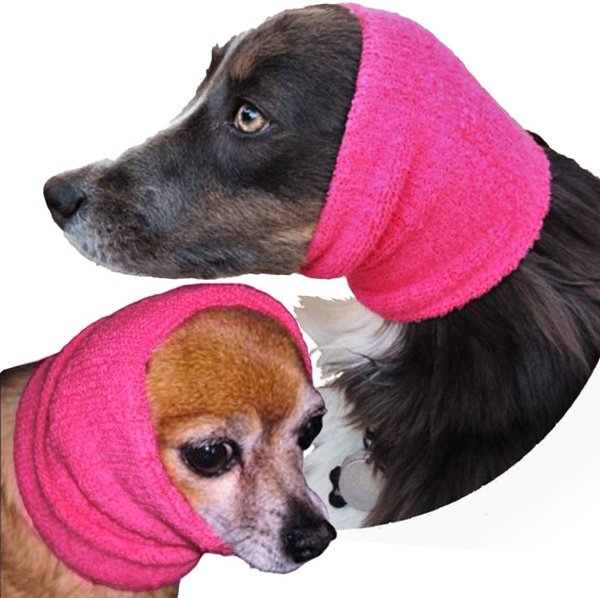 HAPPY HOODIE Calming Cap for Dogs, Small & Large, 2 count, Pink - Chewy.com