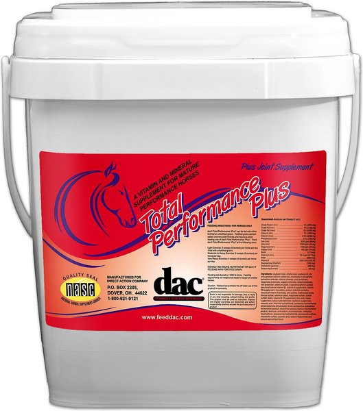 DAC Total Performance Plus with Joint Support Powder Horse Supplement, 20-lb bucket slide 1 of 1