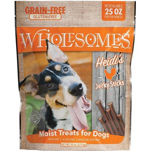Wholesomes Heidi's Jerky Sticks Grain-Free Dog Treats, 25-oz bag