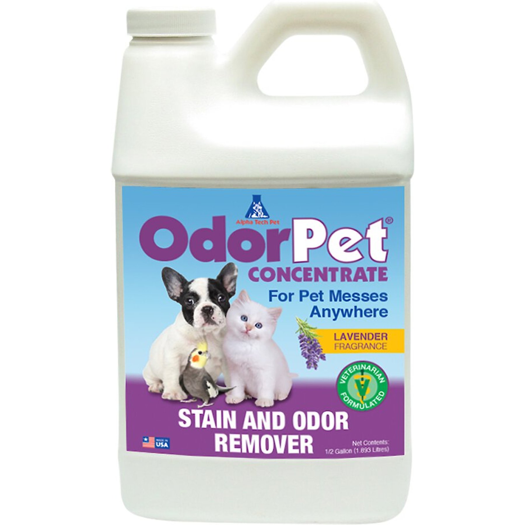 ALPHA TECH PET INC. OdorPet Lavender Fragrance Stain & Pet Odor Remover