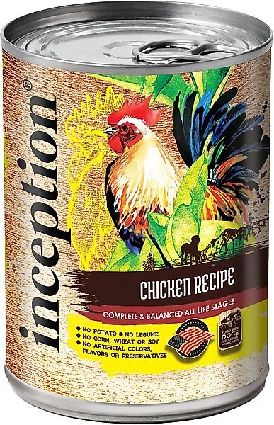 Inception Chicken Recipe Canned Dog Food, 13-oz, case of 12 slide 1 of 8